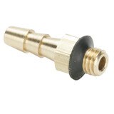 Tube to Pipe - Barbed Male Connector - Brass Pneumatic Hose Barbs for Tubing, Dubl-Barb